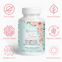Load image into Gallery viewer, Bloom Probiotic 40 Billion with Prebiotics